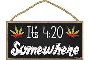 Popfizzy 420 Sign, Rasta Weed Decorations: Light Up Your 4/20 Party