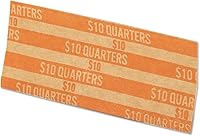 Vista 3 de MMF Industries Productos - MMF Industries - Envolturas de papel plano para monedas, cuartos, $10, 1000 envoltorios/caja - Se vende como 1 caja