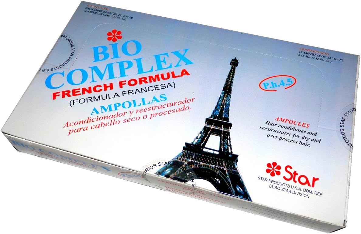 Star Bio Complex French Formula Hair Conditioner 12 Vials