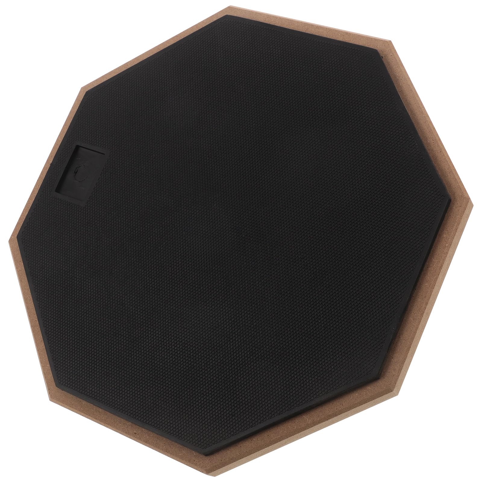 Almohadilla de Batería Silenciosa de 12 Pulgadas con Diseño Octogonal de Goma Ligera y Estable para Práctica en Casa y Estudio para Bateristas Principiantes y Profesionales