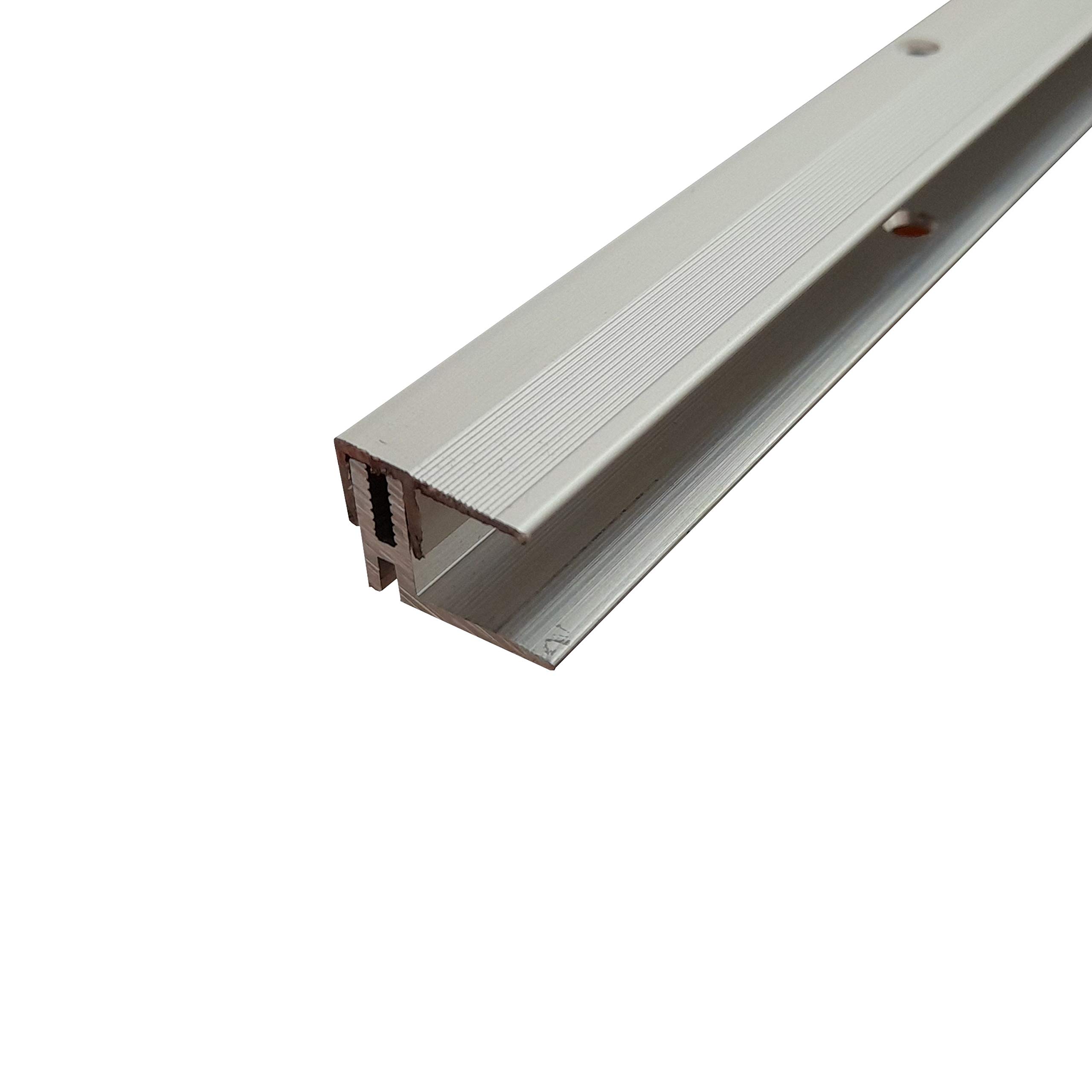 Ufitec® TPL Profi MAX - Sistema de perfil para suelos de parqué, adecuado para alturas de revestimiento de 14-21 mm, aluminio anodizado