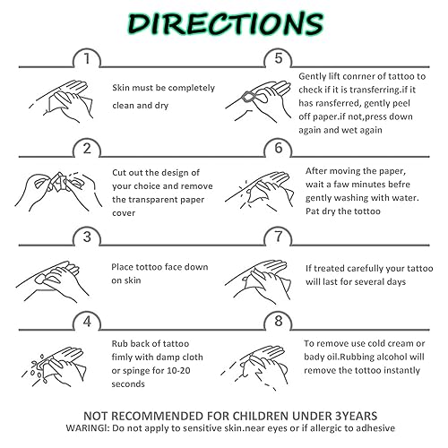 Miniatura 6 de Adhesivos temporales de tatuaje de henna, kit de calcomanías de tatuaje de henna marrón, moda flash tatuaje para mujeres, impermeable, tinta roja,