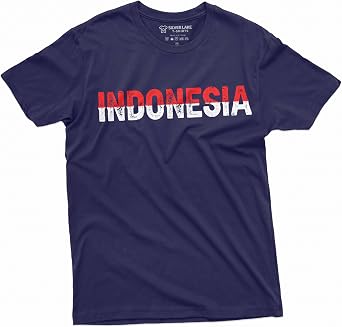 Mens Indonesia Shirt Indonesian Gifts Indonesia Patriotic Country National Shirt Indonesia Shirt