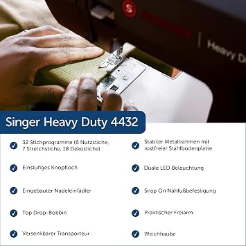 SINGER Heavy Duty 4432 Black Edition