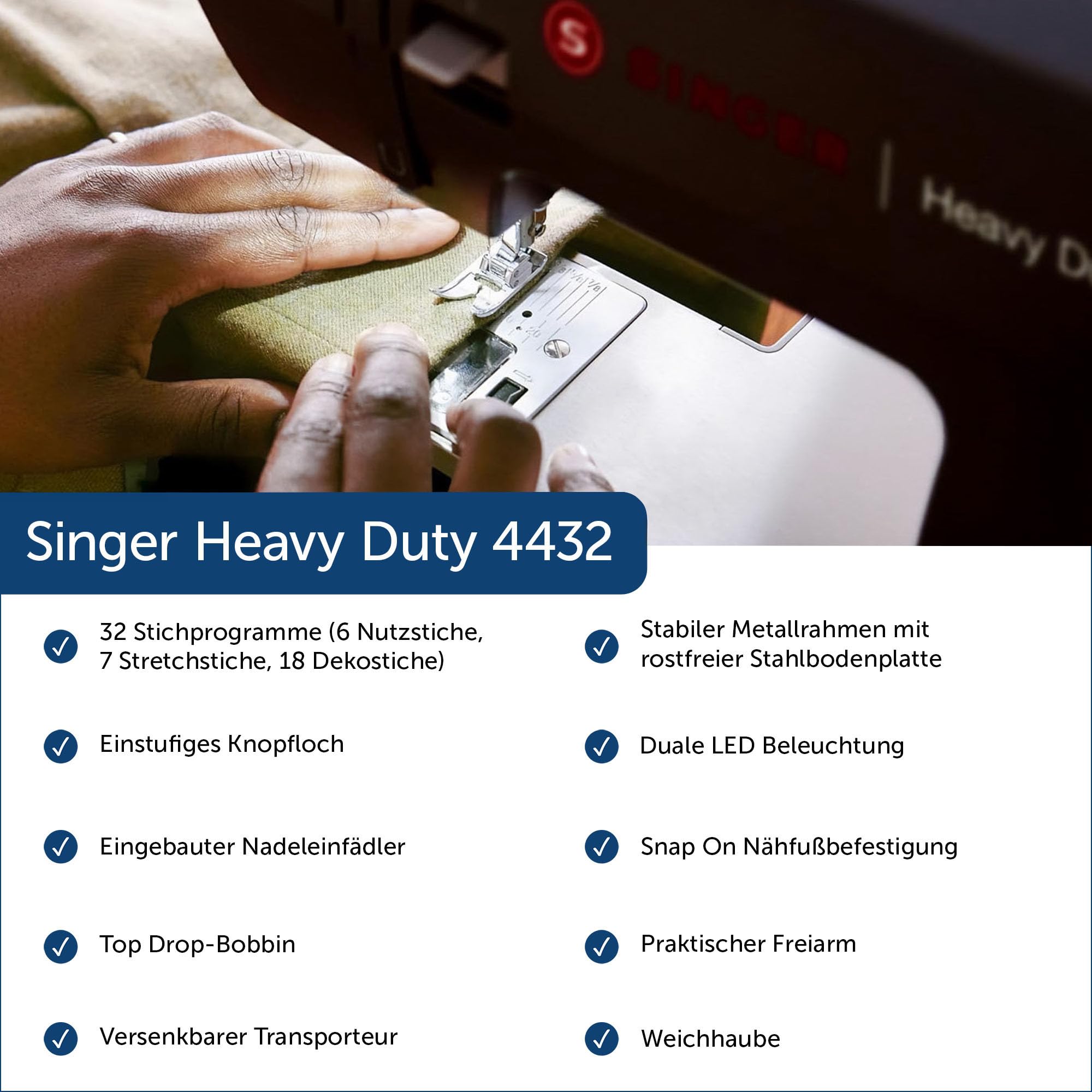 SINGER Heavy Duty 4432 Black Edition
