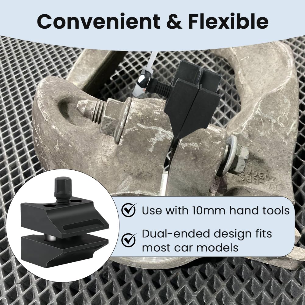 Divaricatore per puntone di Sospensione, Strumento di Divaricatore per Puntone di Sospensione, Divaricatore per Puntone dello Sterzo con Mozzo Diviso, Design a Doppia,con chiave inglese e guanti