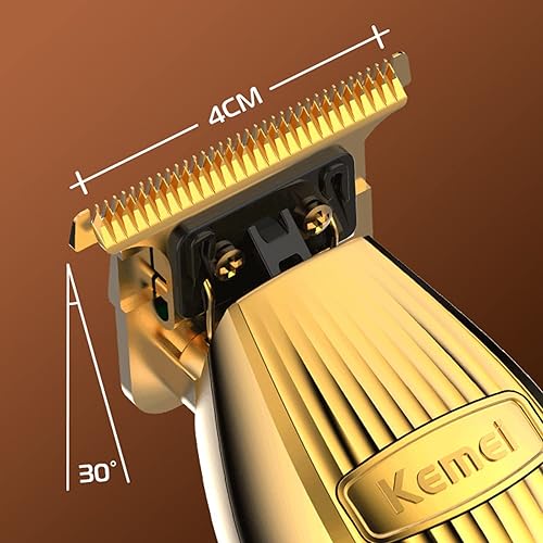Miniatura 4 de KEMEI Cuchilla de repuesto para cortadora de pelo, cuchilla en T, cuchilla de repuesto modelo km-I32S recortadoras