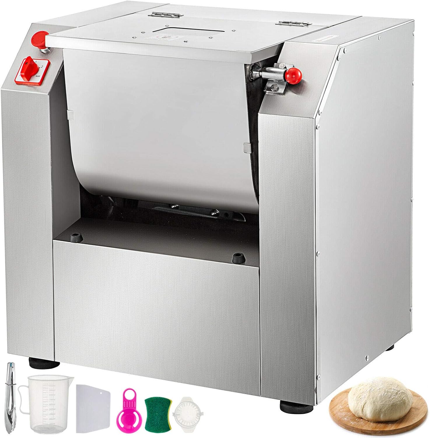 VEVOR 110V Commercial Dough Mixer 25 KG Kneading Capacity