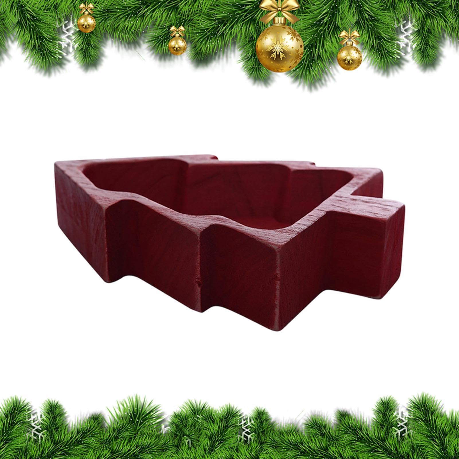 Bol en bois polyvalent pour bougie et décoration de table basse
