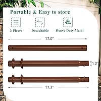 Vista 5 de Hamaca de columpio caribeña mejorada con barra metálica desmontable, hamaca grande, silla de columpio XL con cuerda para colgar