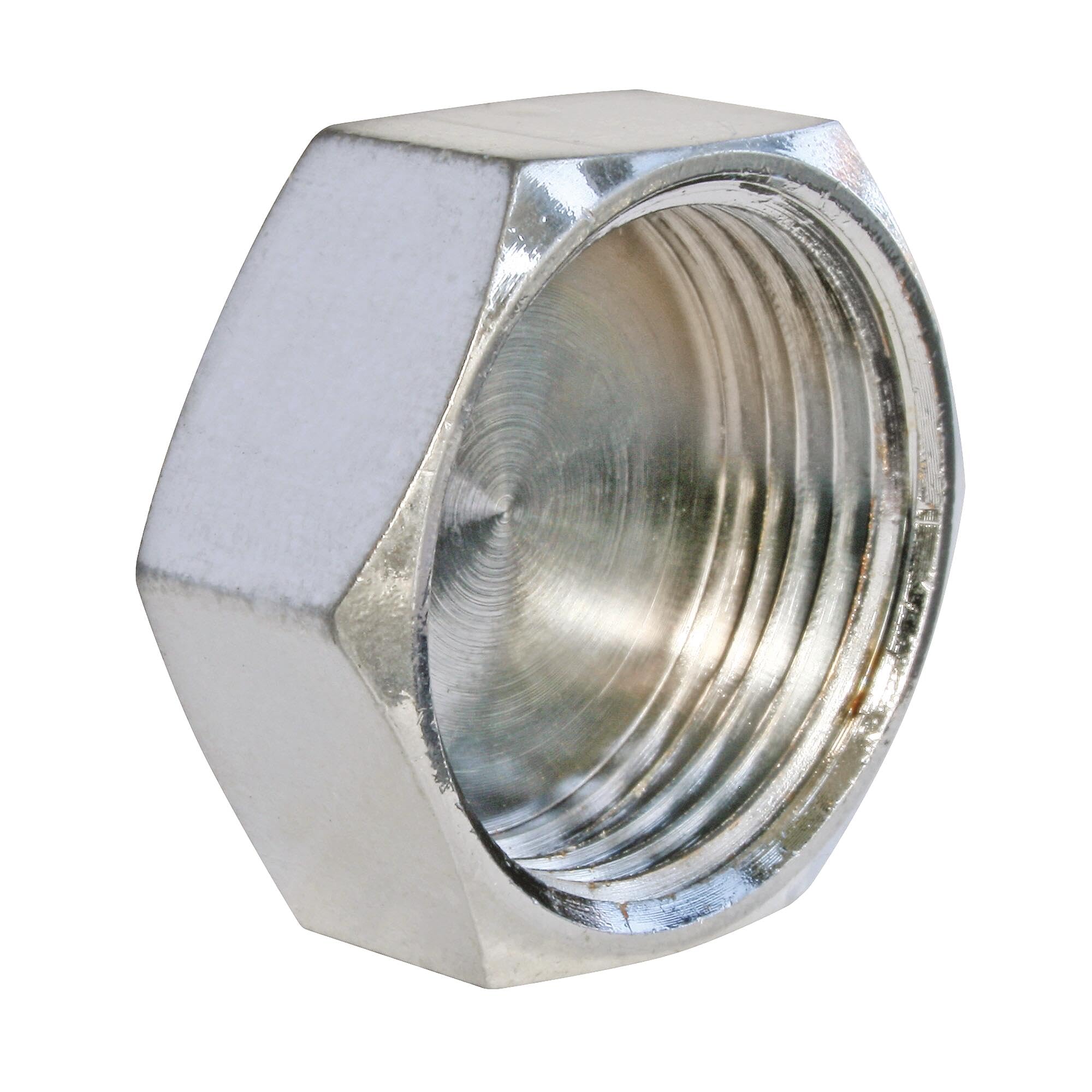 SOMATHERM FOR YOU 3540730011855 Plug Female Chrome 3/4 (x2) Cap Chrome-Plated Brass 20/27 Bag of 2 None