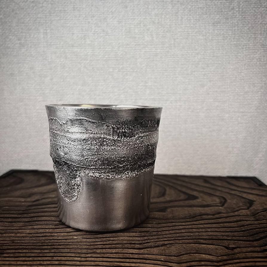 新品未使用】福村龍太マグカップ作家器銀彩カップ