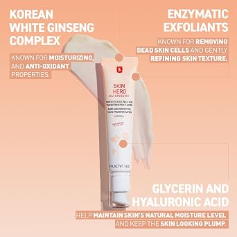 Erborian Skin Hero Perfector, Non-Tinted Concealer & Makeup Primer Hydrates, Smooths Texture, Blurs & Illuminates, GlassSkin Base, Korean Skincare