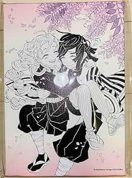 鬼滅の刃　原画展　デザインアートボード　甘露寺蜜璃と伊黒小芭内 716wcZcIoqL._AC_UF350,