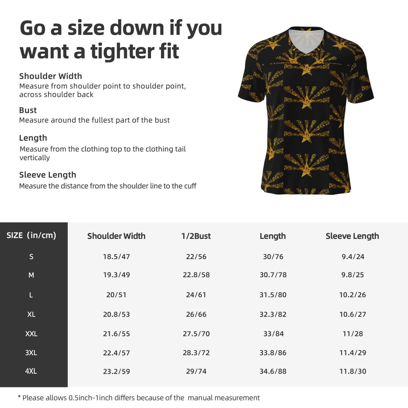 Stylish Athletic Sports Jersey Arizona-State-Flag-Gold Men's Rugby Jersey Xx-Large