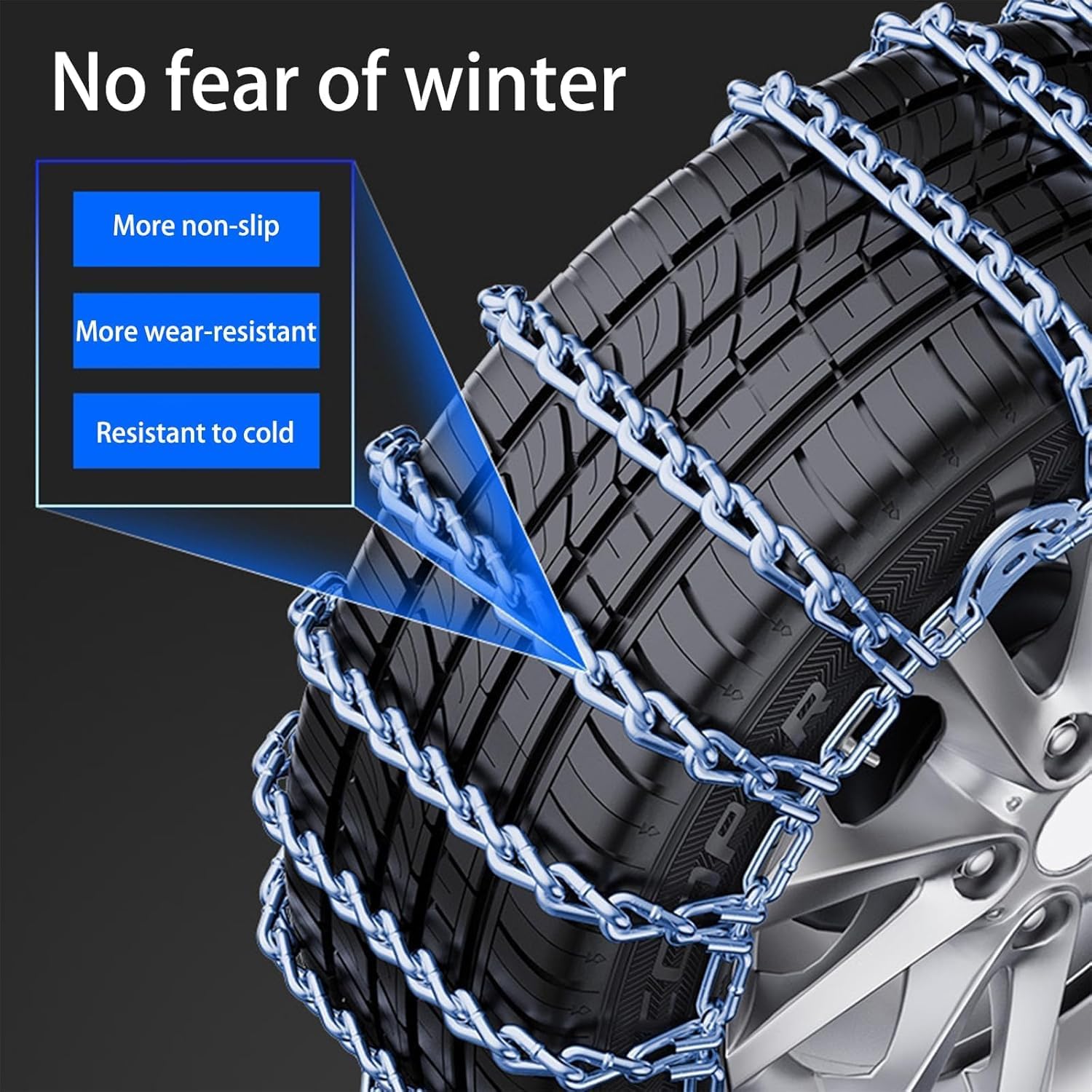 Snow Chains, Car Snow Chains,Tire Chains, Emergency Tyre Chains, Alloy Tire Snow Chains, Emergency Snow Tyre Chains, Car Tire Chains 225/60R15 215/70R14