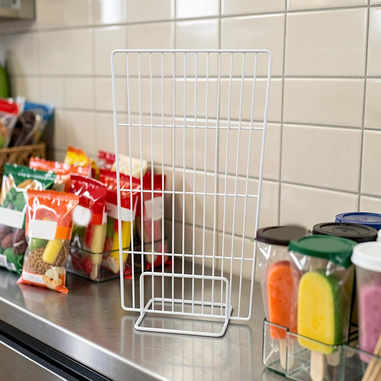 Freezer Shelf Divider Iron Wire Separator 18x8.7 Inch