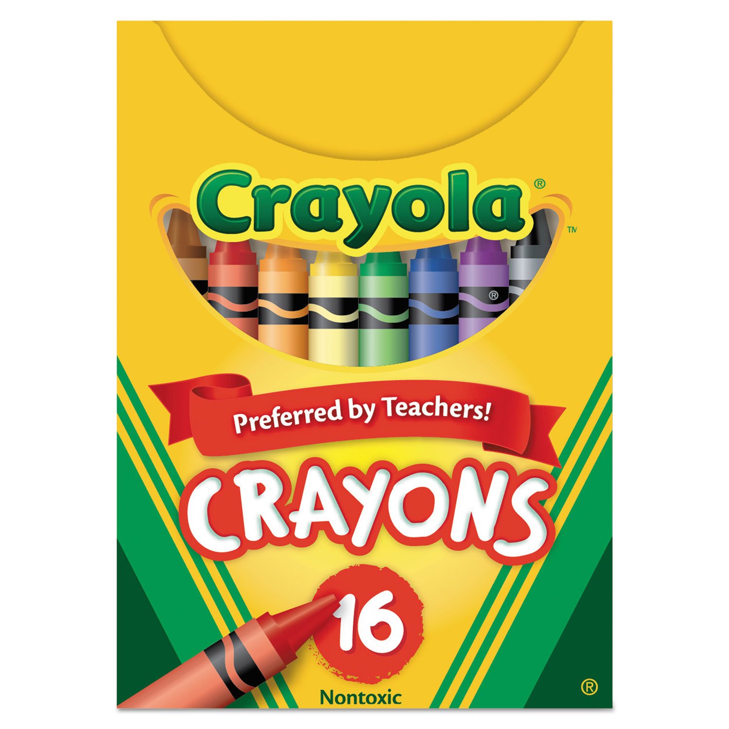 Crayola crayons de couleur mine solide lot de 16 pour l'école