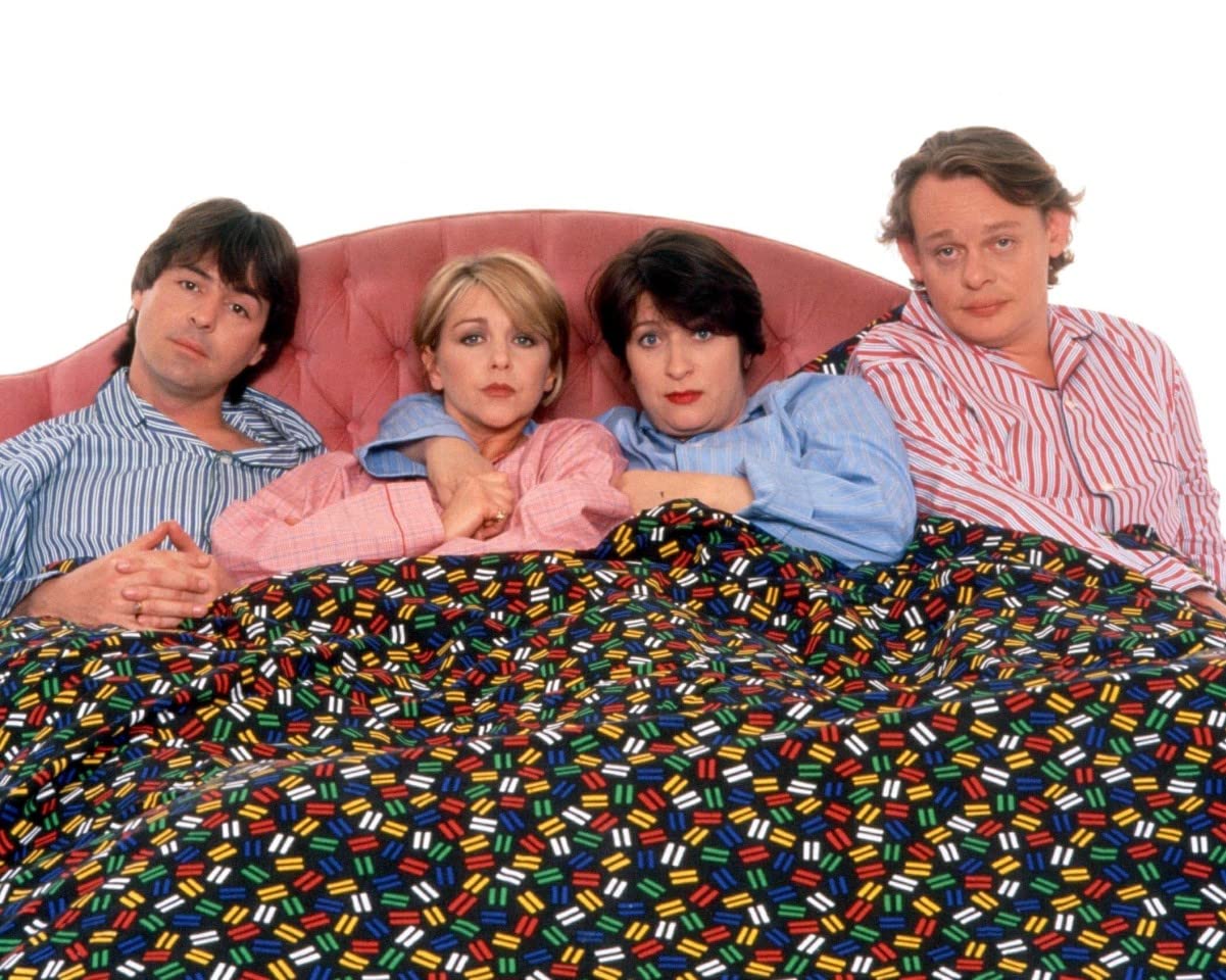 Worldphotographs Men's Behaving Badly (Tv) Neil Morrissey, Martin Clunes, Caroline Quentin, Leslie Ash 10X8 Photo