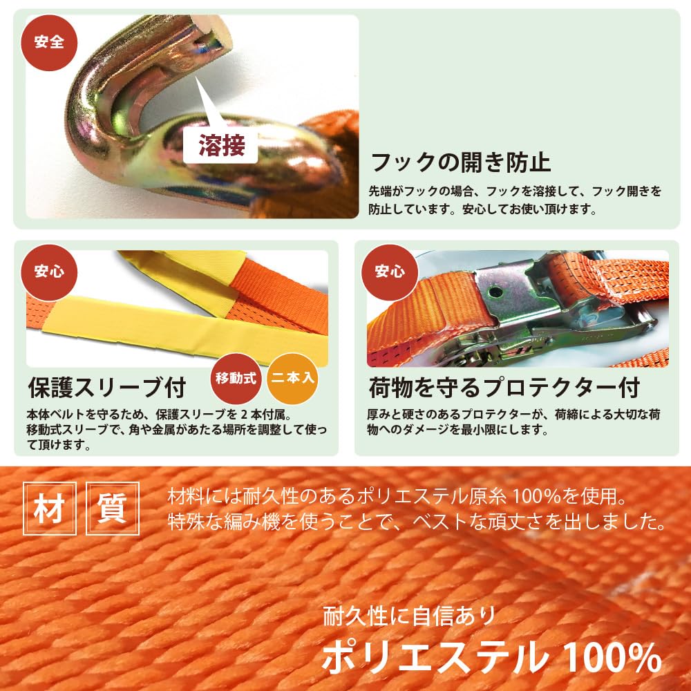 【特価セール】ベストアンサー ラチェット式 Jフック ラッシングベルト フック Amazon.co.jp: ベストアンサー ラチェット式 Jフック ラッシングベルト