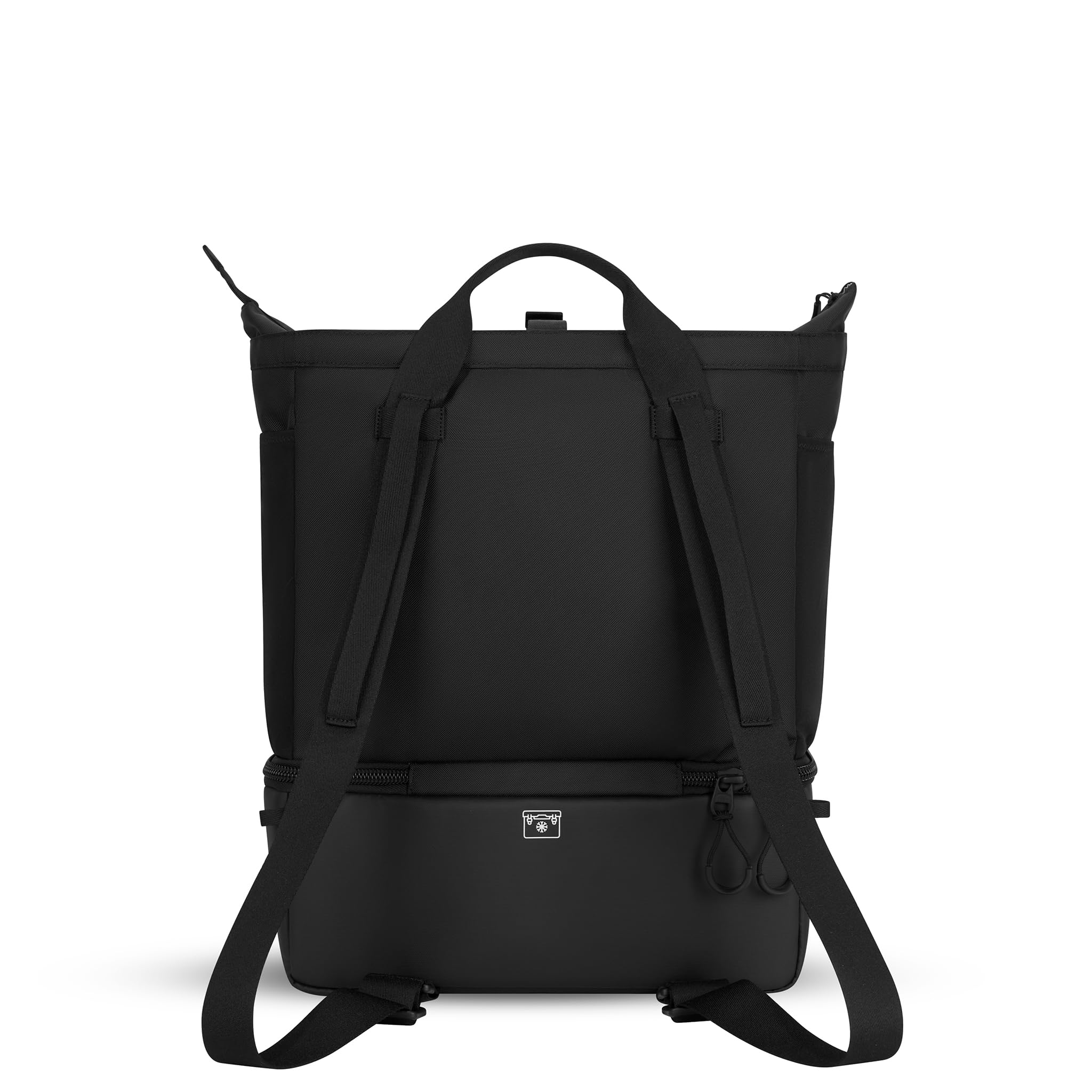 Sherpani Terra, zaino termico convertibile da donna, borsa tote bag, accessori con scomparto isolato portatile per pranzo, spiaggia, piscina, campeggio, lavoro, viaggi, vacanze estive (Raven)