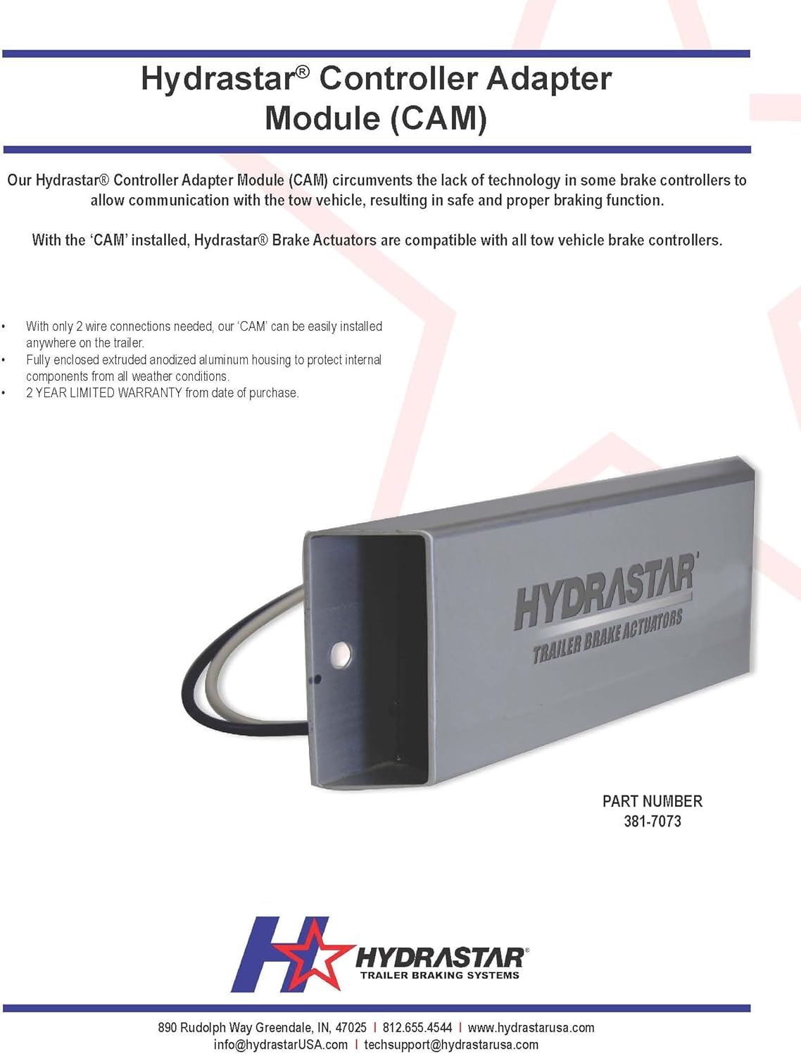 Hydrastar® Controller Adapter Module (CAM)