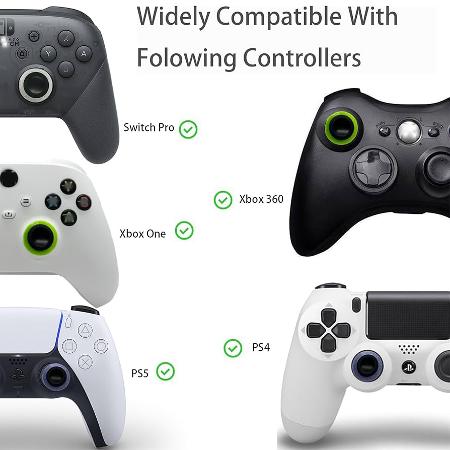 ZHI-NYLLDJS FPS Thumb Grip Caps Set For Xbox One (Series X, S) Controller Stick Caps