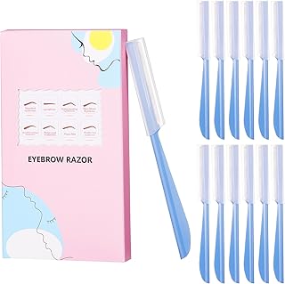 12 piezas de maquinilla de afeitar de cejas, ...