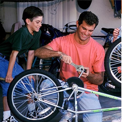 Miniatura 6 de Llave ajustable de 8 pulgadas, acero forjado en caída de alto rendimiento con escala grabada con láser, herramienta de precisión resistente al