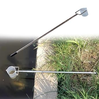 500mL 1000mL Water Sampling Dipper With Graduated Scale, Portable Liquid Death Sampler 1 2 3 4 5 6 7 M, Telescopic Extension Water Collection Pole Rod for River Banks500mL,1.17m/3.8f-4m/13.1ft