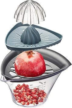 Gefu Fruti Pomegranate Corer and juicer Transparent 21.3 x 18 x 13.5 cm