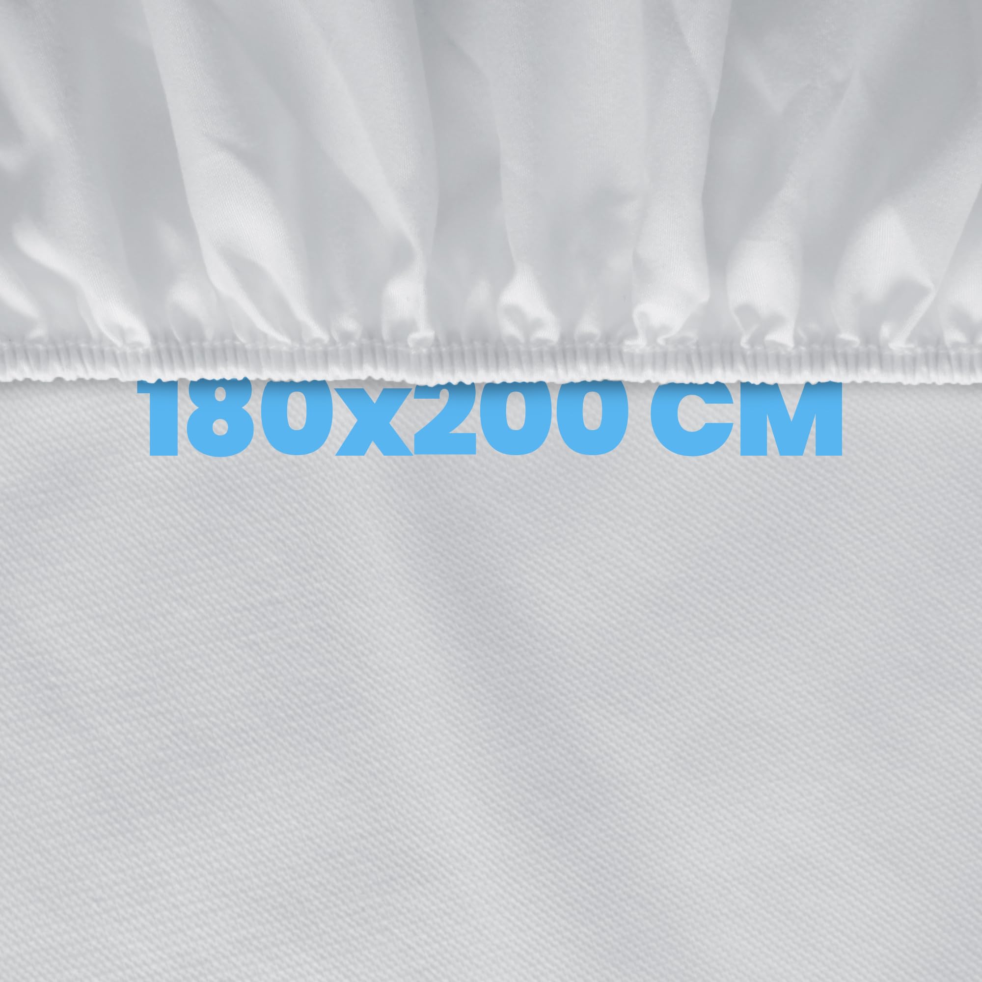 Protector de colchón (180 x 200 cm) impermeable para incontinencia – Protector de cama elástico alrededor – Protector de colchón Öko Tex – Protector de colchón