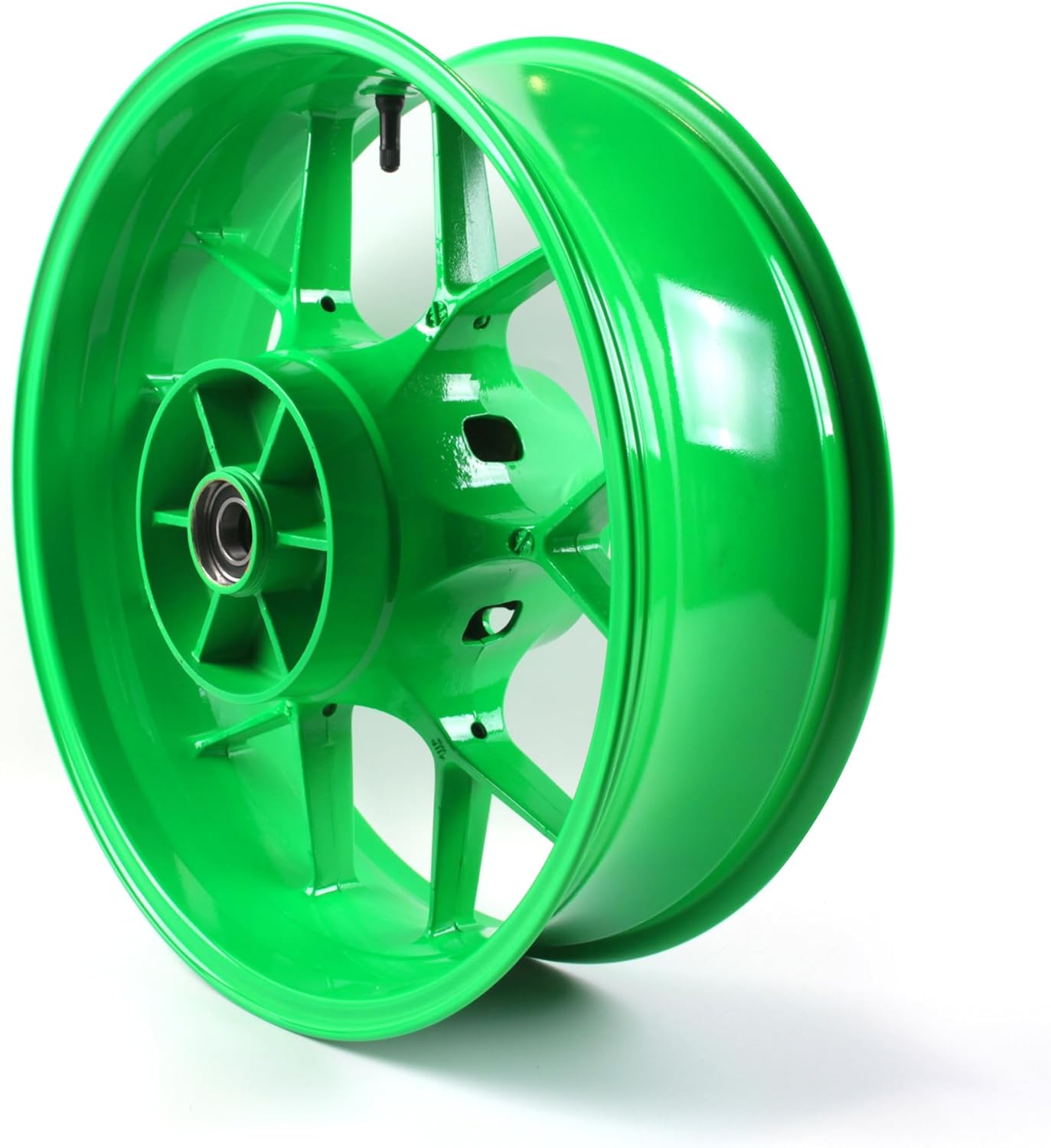 Neon Green Rear Wheel Rim Compatible with Honda CBR1000RR 2004-2016, Bearing include, Motorcycle Replacement Accessories Parts