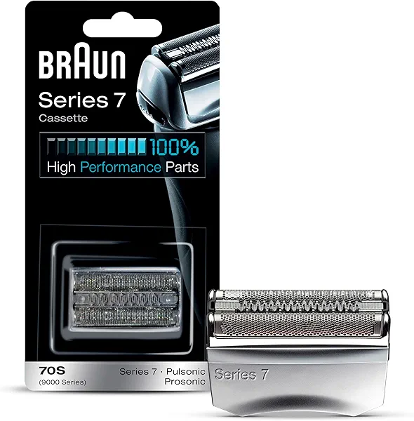 Braun Series 7 70S Electric Shaver Head Replacement Cassette – Silver