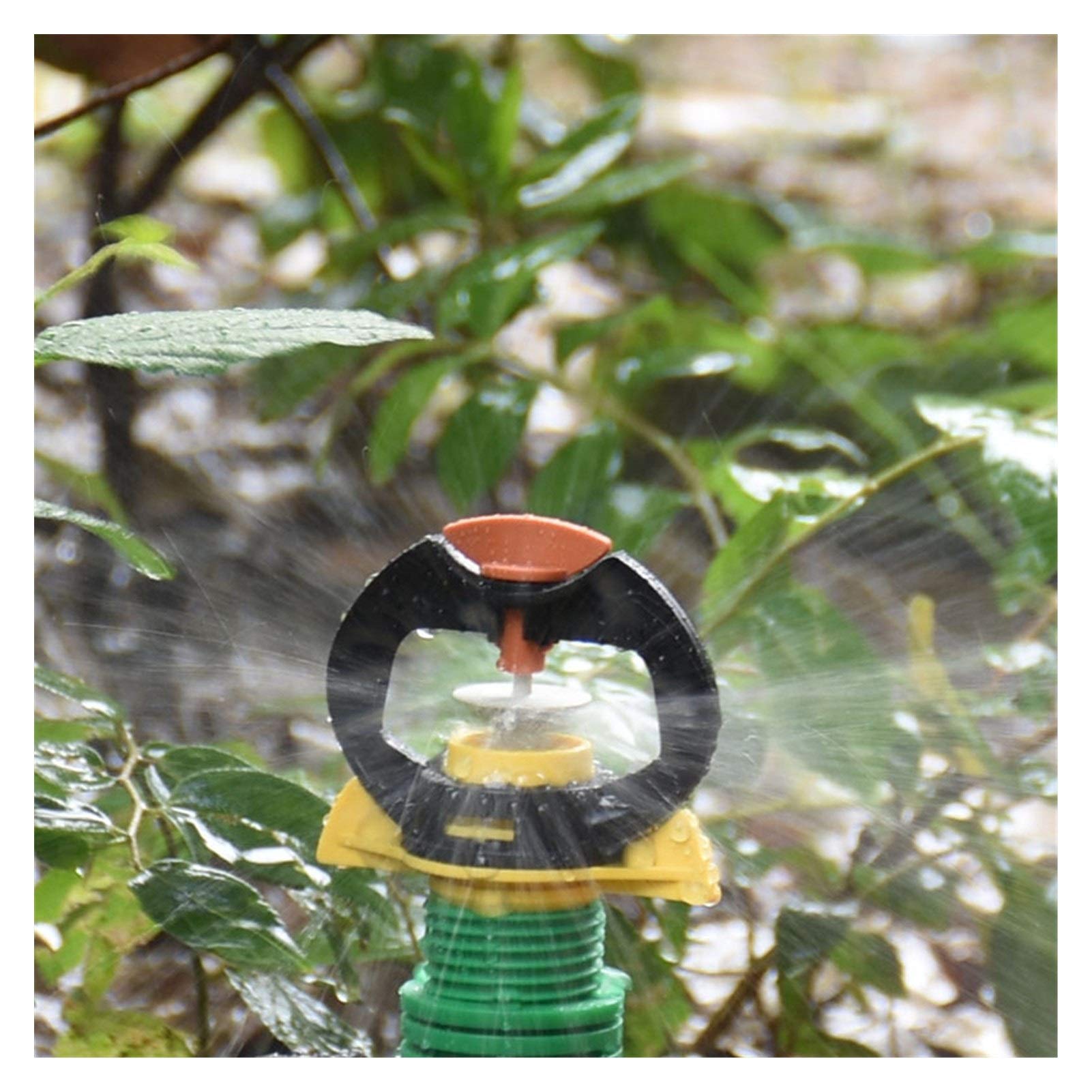Connettore del Tubo Flessibile 1/2 3/4 Rotante Sprinkler Garden Watering Rain-Simile Rotante Pop-up di spruzzatore Giardino irrigazione del Prato 30pcs (Color : 1I2 3I4)