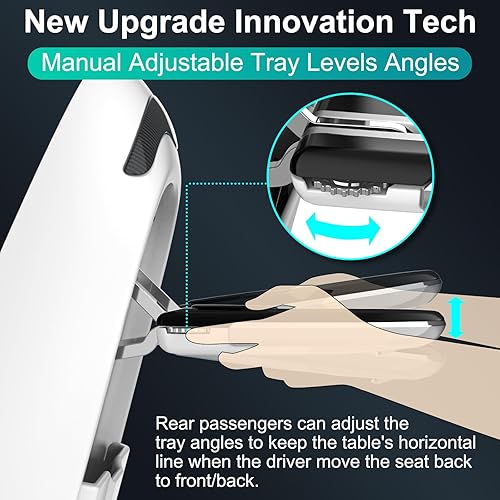 Miniatura 3 de Bandeja de respaldo de asiento para Tesla Modelo Y Modelo 3, bandeja de asiento de automóvil para comer alimentos, laptop, respaldo de asiento