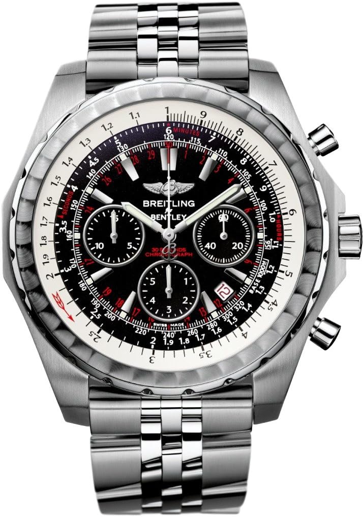 Breitling Men's BTA253652D-BC59SS Bentley Motors T Speed Analog Display Swiss Automatic Silver Watch