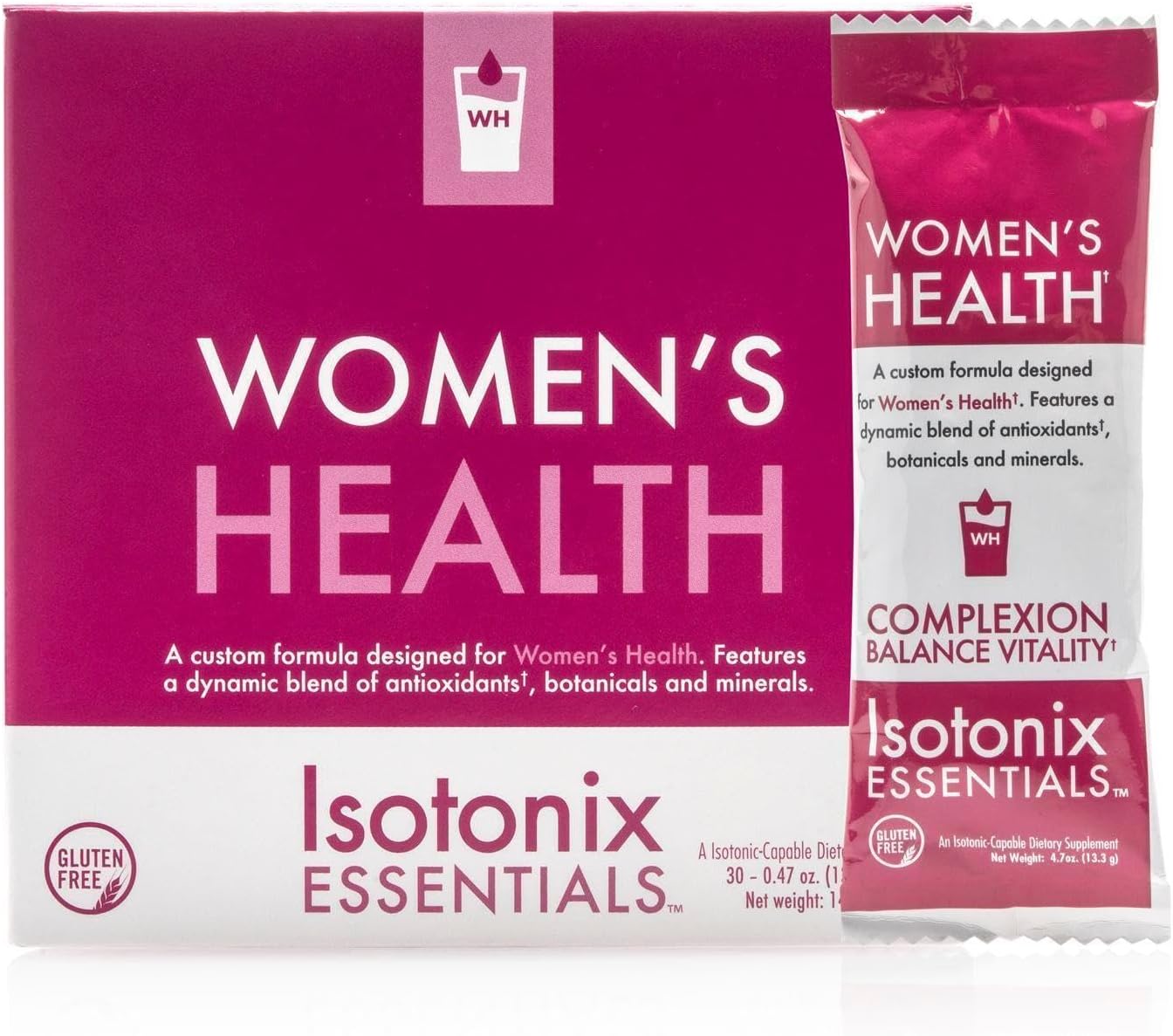 Isotonix Essentials Women’s Health Multivitamin Powder – B Vitamins, Iron (SunActive) & Pycnogenol for Energy, Skin, Bone & Immune Support, Isotonic Packets, 30 Servings - Image 2