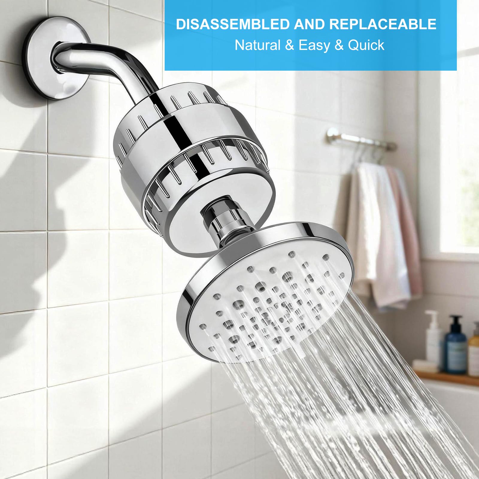 25 Stage Shower Filter - Soften Hard Water -8 25 Stage Shower Filter - Soften Hard Water -8