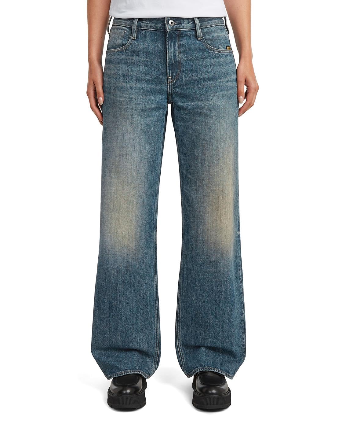 G-STAR Women's Judee Loose Low Waist Jeans, Colour Blue, Size: Waist 29, Inseam 32