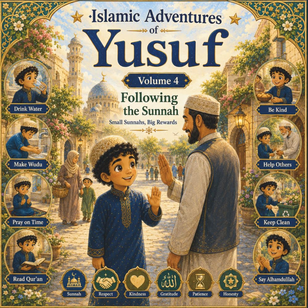 Islamic Adventures of Yusuf – Volume 4: Following the Sunnah Small Sunnahs, Big Rewards: 12 Islamic Stories for Muslim Children About Daily Sunnahs, ... Following the Teachings of Prophet Muhammad ﷺ