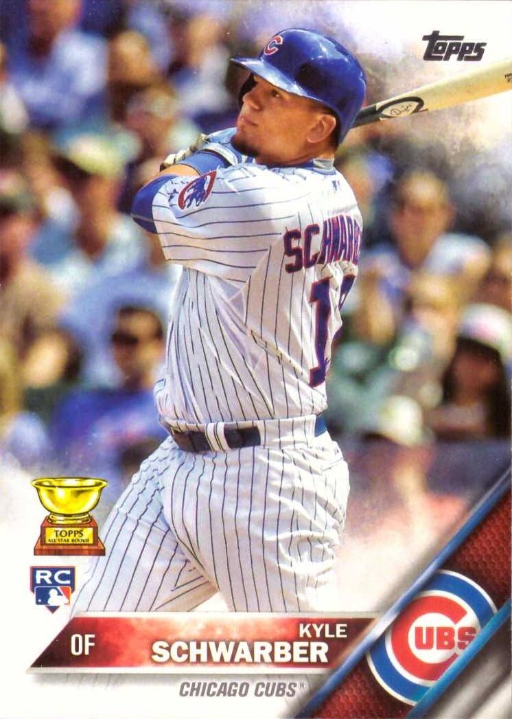 2016 Topps Baseball #66 Kyle Schwarber Rookie Card | 1st Official Rookie Card