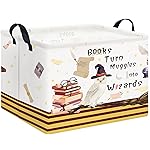CLOCOR Rectangular Storage Basket Empty,Gift Basket,Waterproof Storage Bin with Handles,Room Decor(Magic)