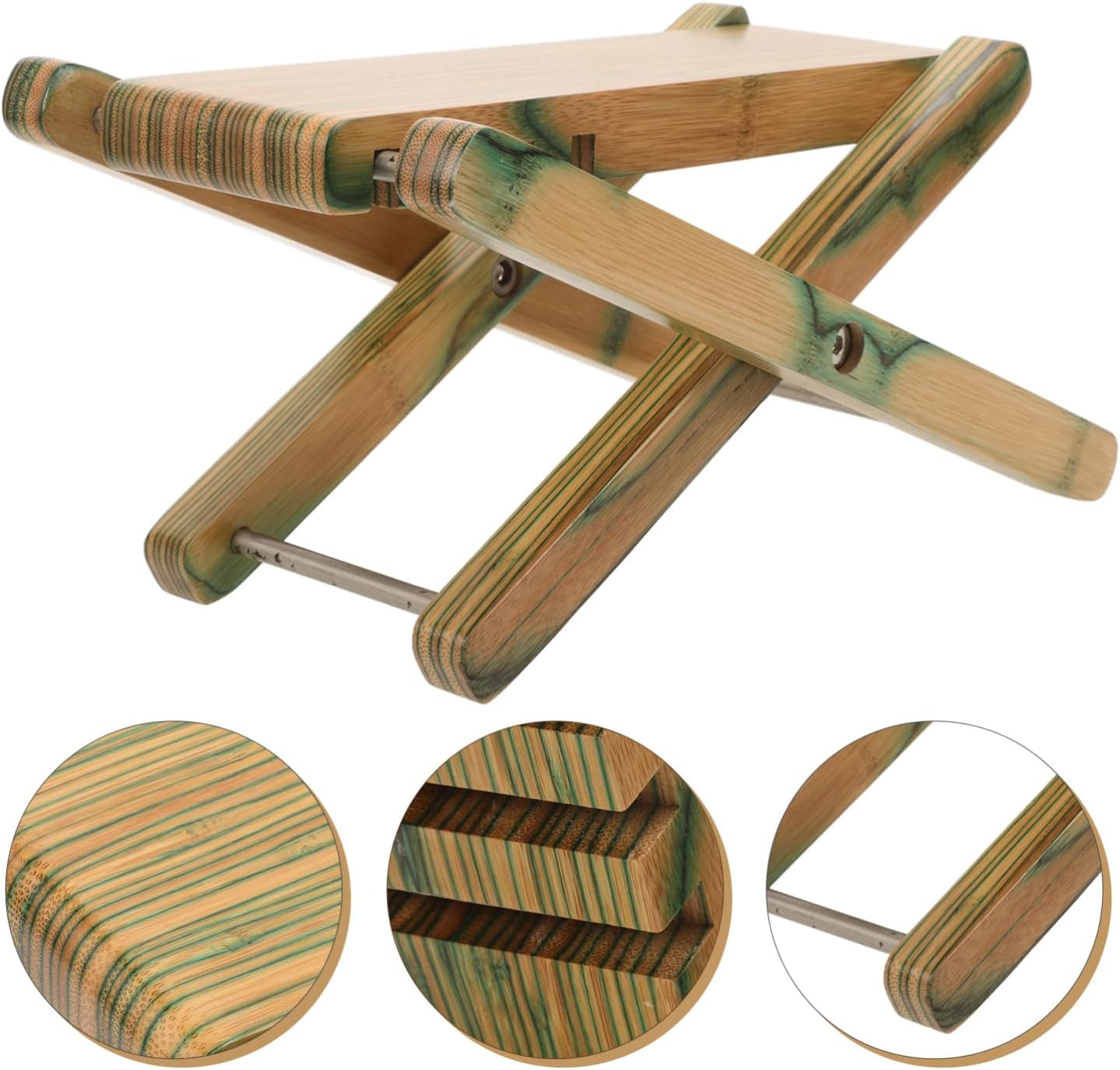 Adjustable Foot Rest Stand for Guitar Pedicure Foot Stool Folding Step Stool for Nail Chairs