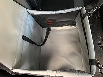 Siège D'appoint De Voiture Pour Les Chiens Ou Chats, Sac Transport Chien Voiture Housse De Rehausseur En Tissu Oxford Etanche Avec Ceinture De Securite De Voyage Pour Chinots Rouge 71024734