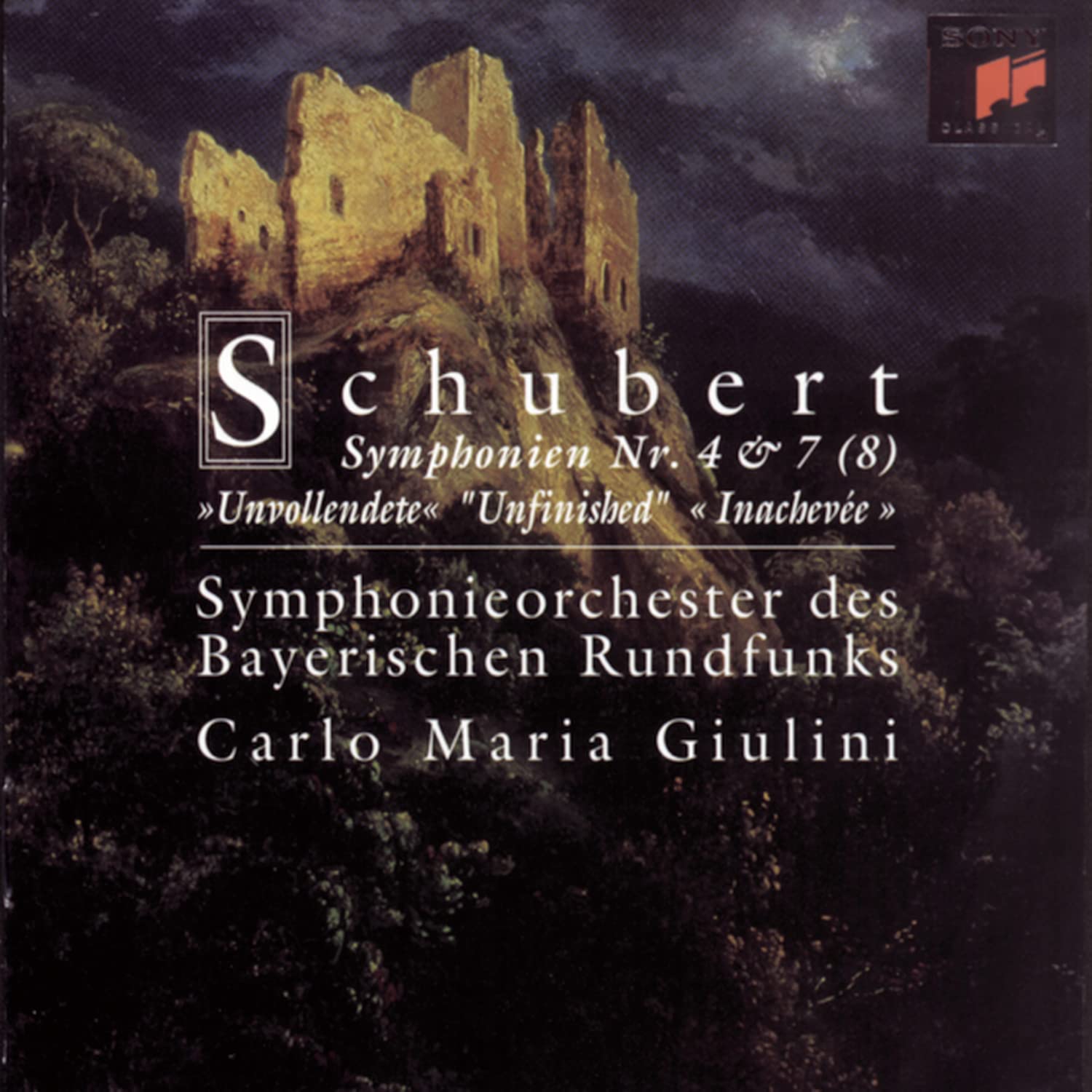 Symphonies 4 & 7 Schubert / Giulini; Schubert, F and Orch Des Bayerischen Rundfunks