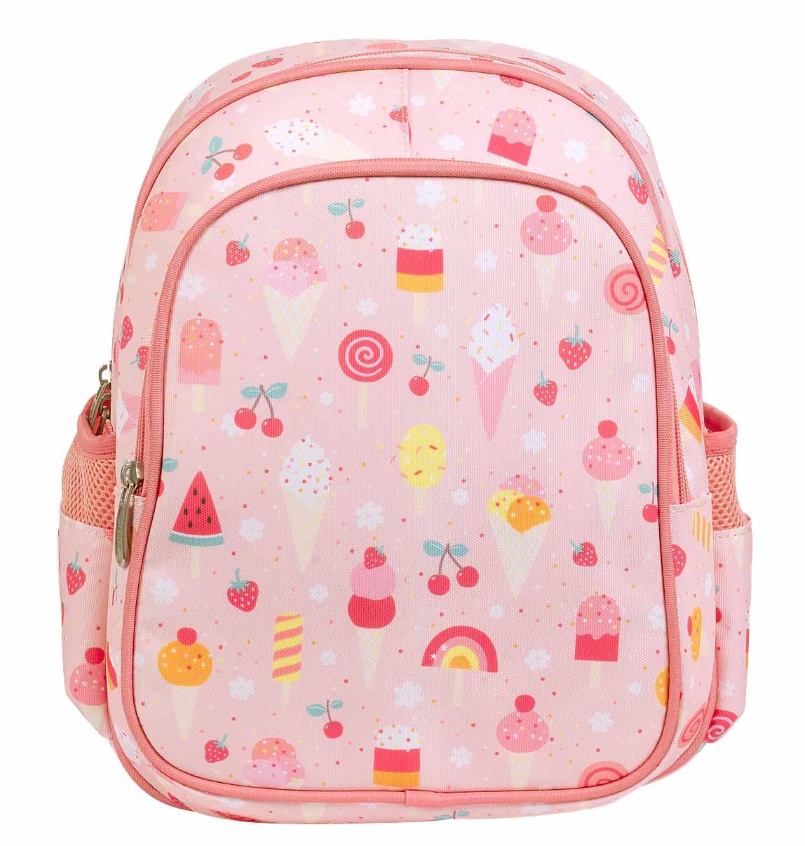 Sac à dos enfant isotherme Crème glacée grand compartiment repas - 2