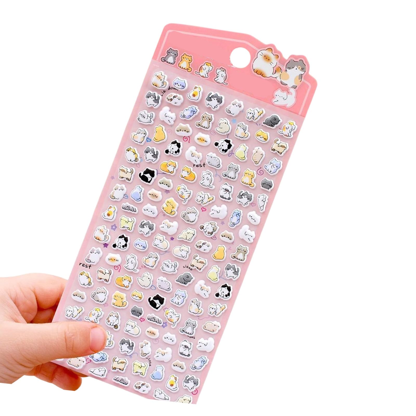 Psdndeww Girls B Adorable Puffier Sticker For, Puff Stickers For Tiny Sticker For Phone Case Notebook Handcraft For Scrapbooking