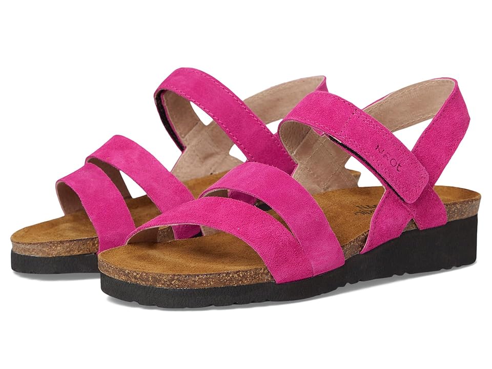 Naot Kayla Women's Sandals Fuchsia Suede : EU 40 (US Women's 9-9.5) M, Leather/Suede