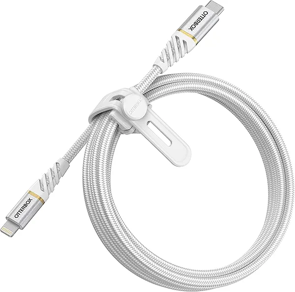 OtterBox Fast Charge Premium Lightning to USB-C Cable, 2M - Cloud Sky